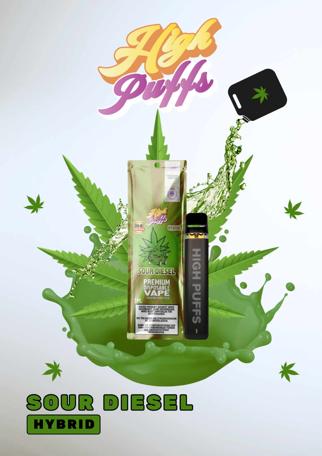 High Puffs – Sour Diesel (Hybrid)